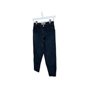 Mixed blues vintage bow detail‎ black denim-size 9